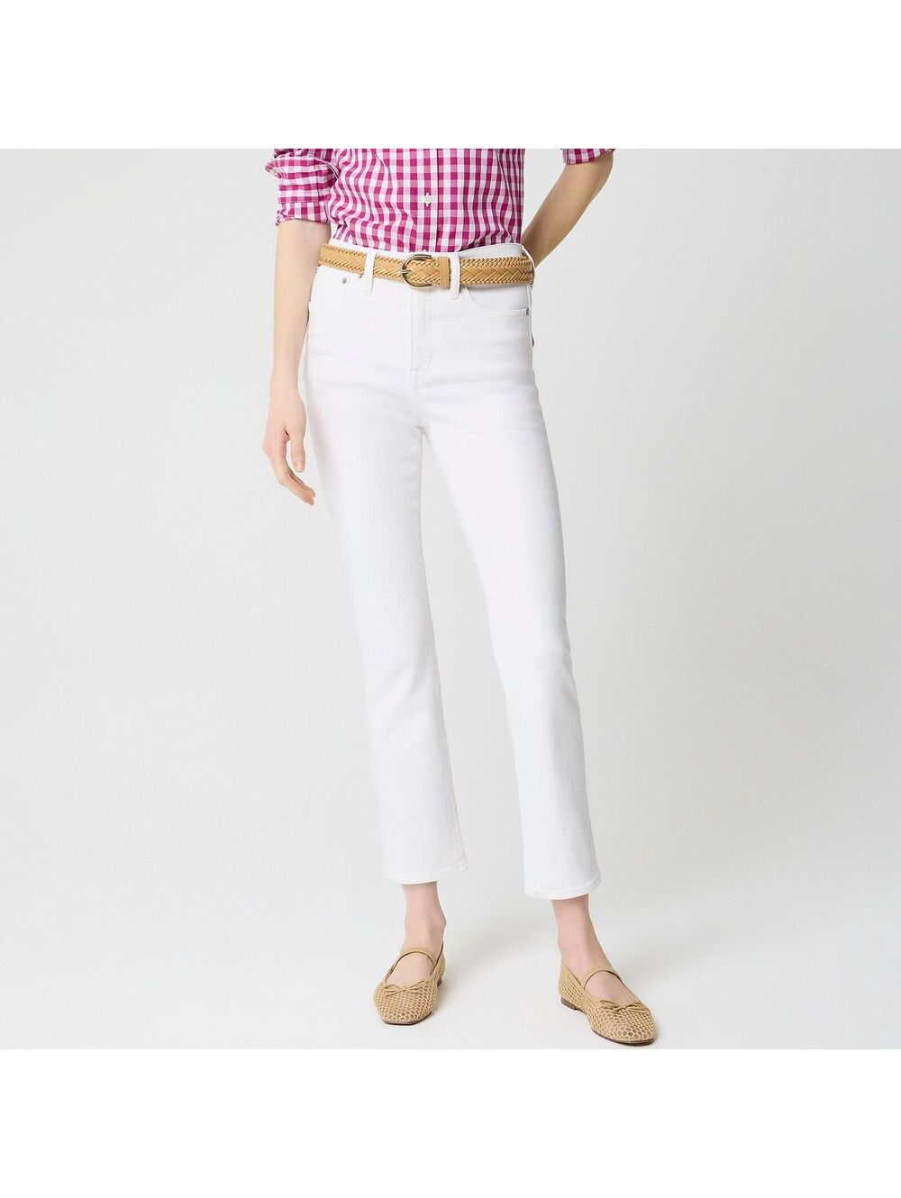 NWT J Crew Factory Petite Essential Straight Jean AllDay Stretch Size 27 Petite
